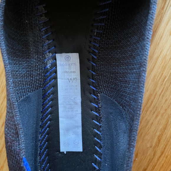 Rothy’s navy heather loafers, size 9 - Picture 6 of 7